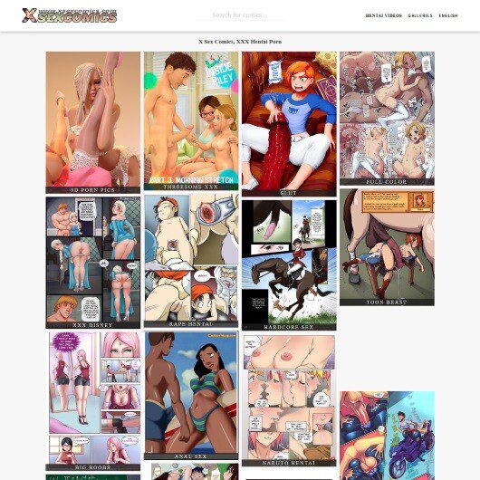 X Sex Comics